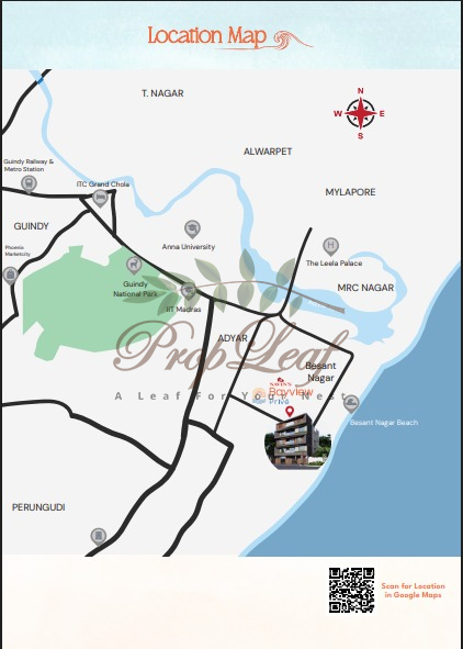 Navins Bay View Prive Location Map